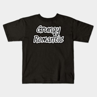 Grungy Romantic (Original Black and White) Kids T-Shirt